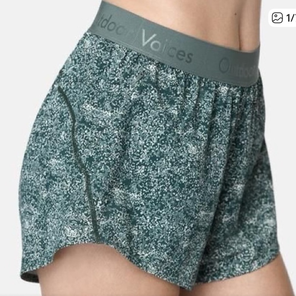 Outdoor Voices Green Relay Shortl